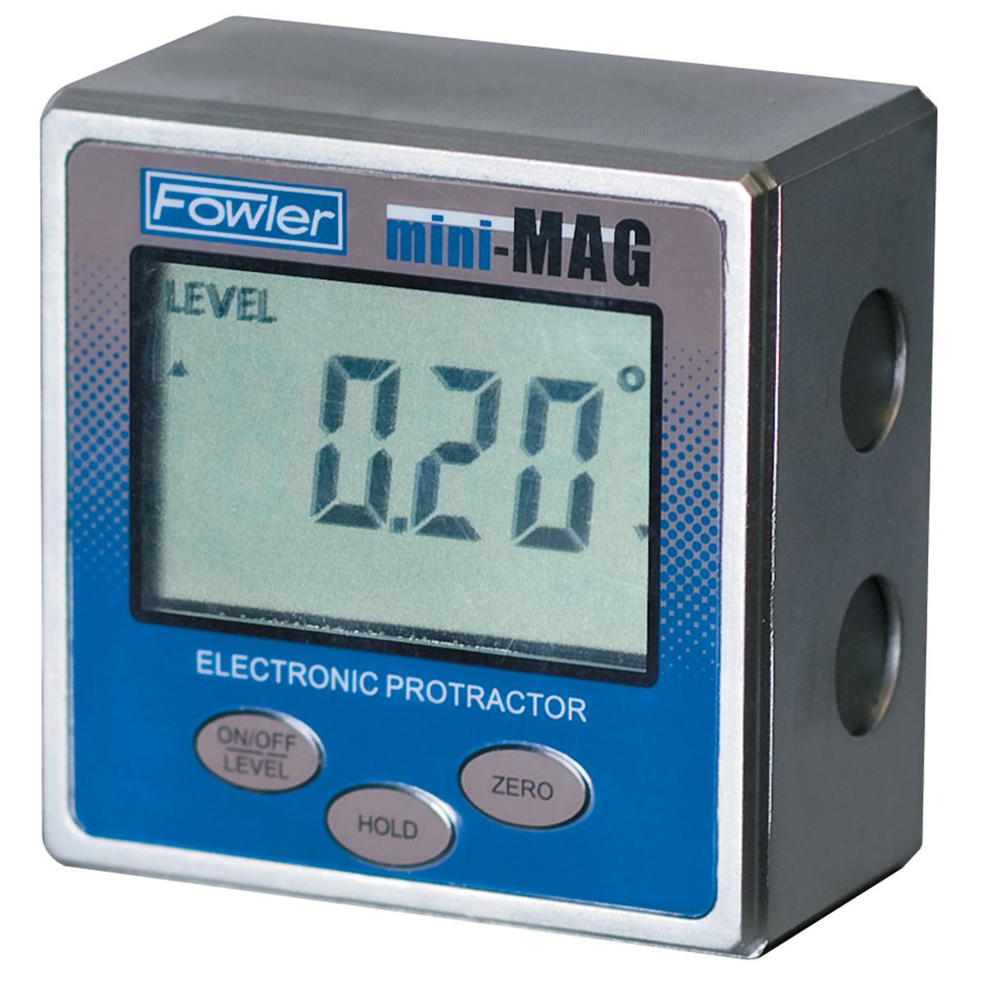 Fowler Mini Magnetic Protractor — 360° Measuring Range, 0.05° Resolution, Model# FOW74-422-450-1